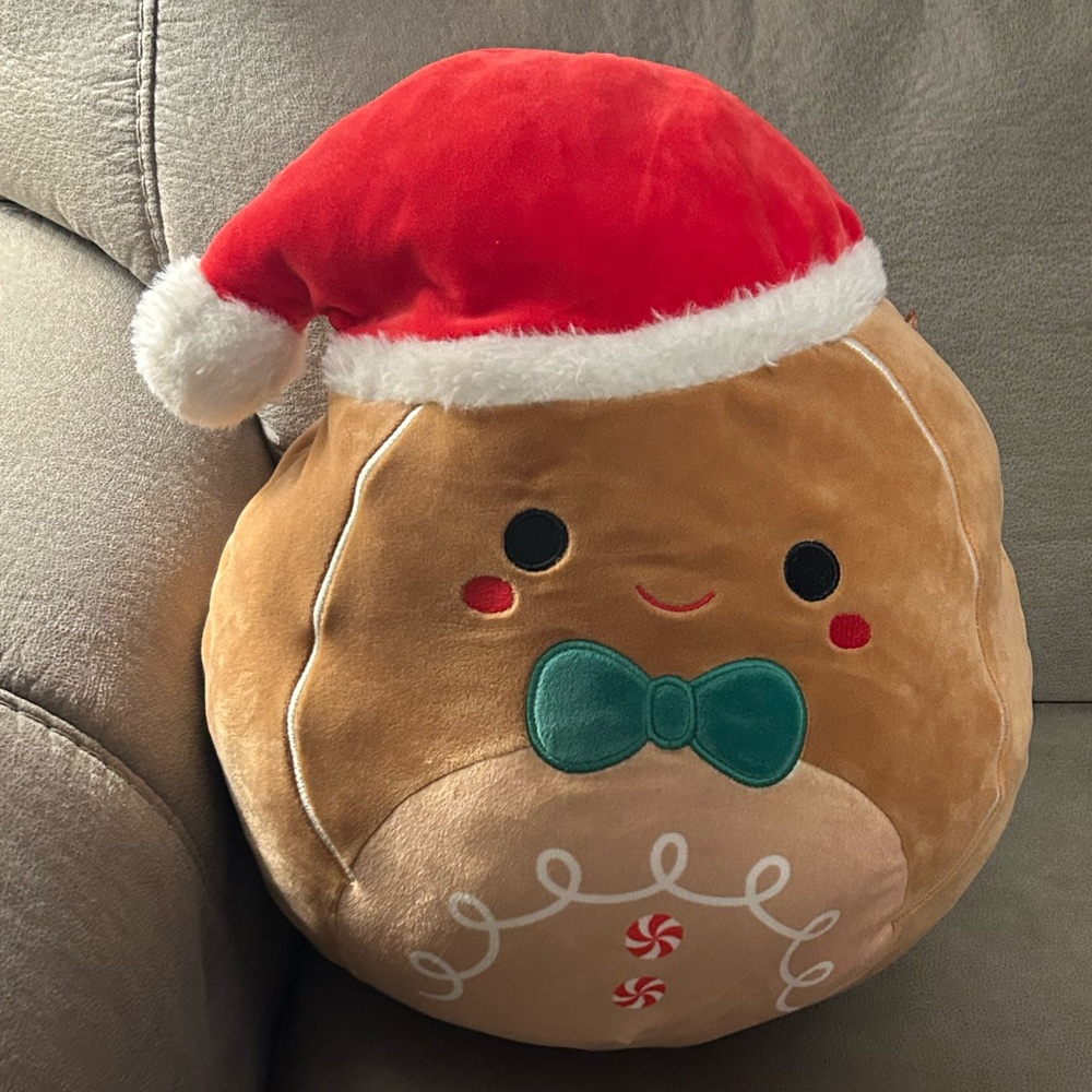 Jordan Gingerbread squishmellow 12” Christmas